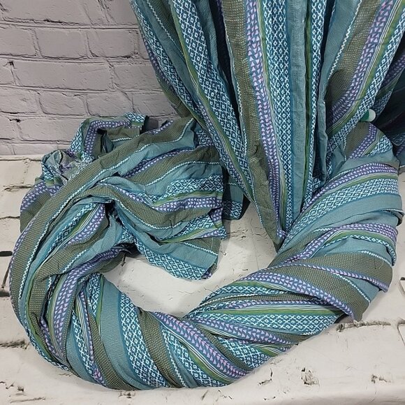 Matilda Jane Dreamy Canopy Tent Hanging Play Fort Blue Pink Striped Rare Print - Picture 4 of 5